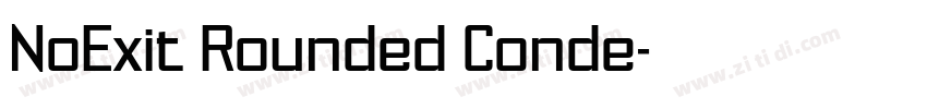 NoExit Rounded Conde字体转换
